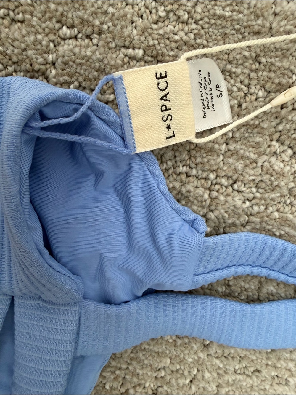 L*Space Jess Ribbed Bikini Top - Picture 4 of 6